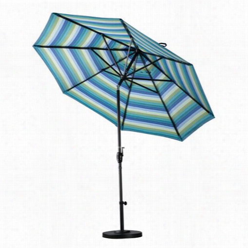 California Umbrella Gspt908 9' Aluminum Push Tilt Mar,et Umbrella