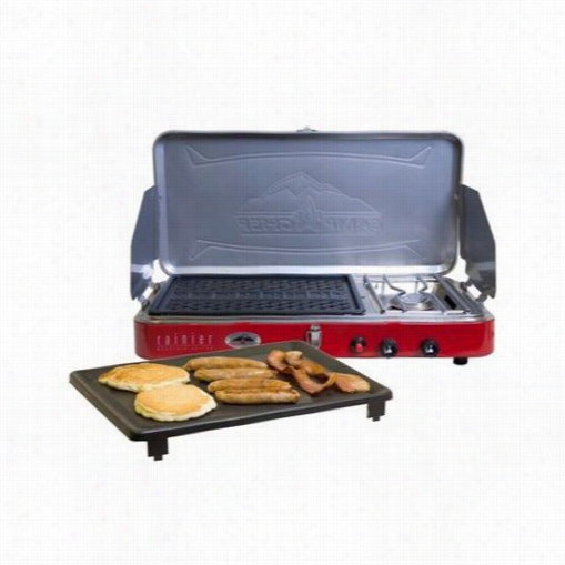 Camp Chef Ms2gg Mountain Sseries 2 Burner Stove/grill/griddle Combo