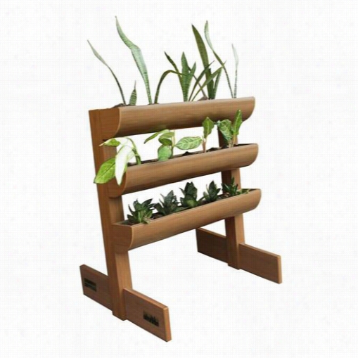 Dc Amwrica Cg-sp-362340-t City Garden Chem Owod Vertical Planter 3 Planting Containers