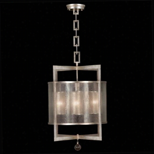 Fine Art Lamps 591140-2 Songapore Moderne 4 Light Outdoor Pendant In Silver