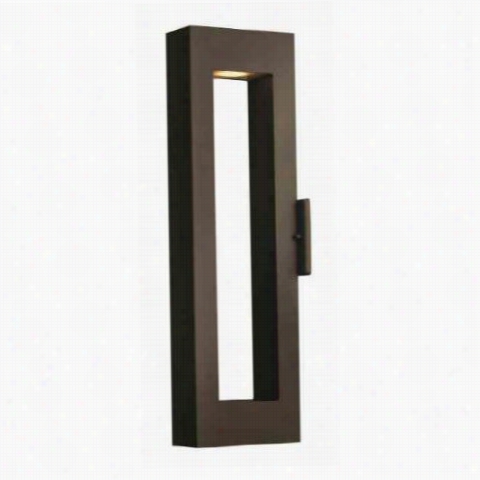 Hinkley Lighting 1644bz-led Atllantis Mediu M 2 Light Outdoor Wall Sconce In Bronze