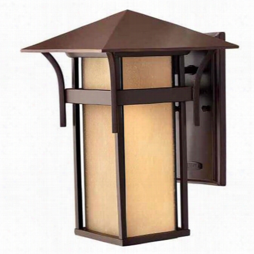 Hinkley Lighting 2574ar-led Harbor Medium 1 Light Outdoor Wall Sconce In Anchor Bronze