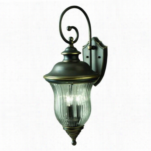 Kichler Lighting 94992oz Sausalito 3 Light Olde Bronze Outdoor Wll Sconce