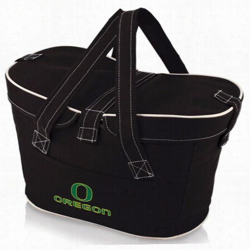 Picnic Time 599-00-l79-474-0 Mercado Univerdity Of Oregon Ducks Digital Print Baset In Black