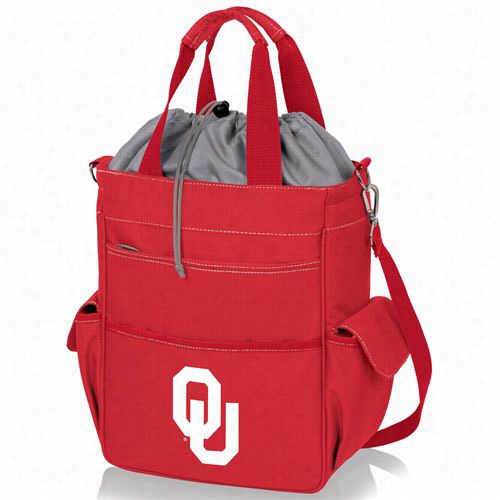 Picnic Time 164-00 Acctivo University Of Oklahoma Sooners Digital Print Waterproof Tote