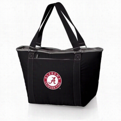 Picnic Time 619-00-175-004-0 Topanga In Black With University Of Alabama Crimson Tide Digital Stamp