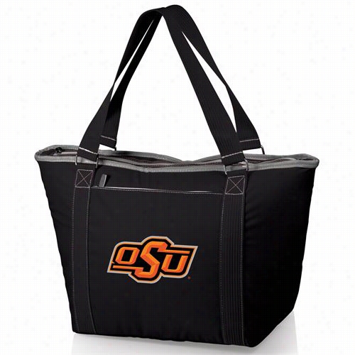 Picnic Time 619-00-175-462-0 Topanga Oklahoma State  Cowboys Embroideredd Cooler Totein Blaack