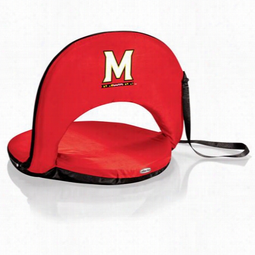 Picnic Time 626-00-100-314-0 Oniva University Of Maryland Terrapins Digital Peint Seat In Red