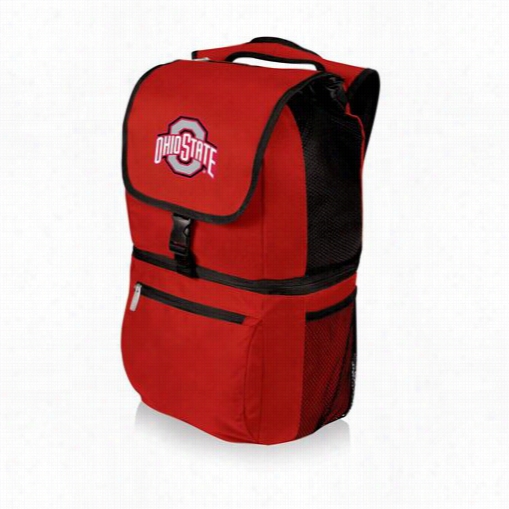 Picnic Time 634-00-100-442-0 Zua Cooler Tote In Red Wi Tho Hio Tsate Buckeyes Embroidery