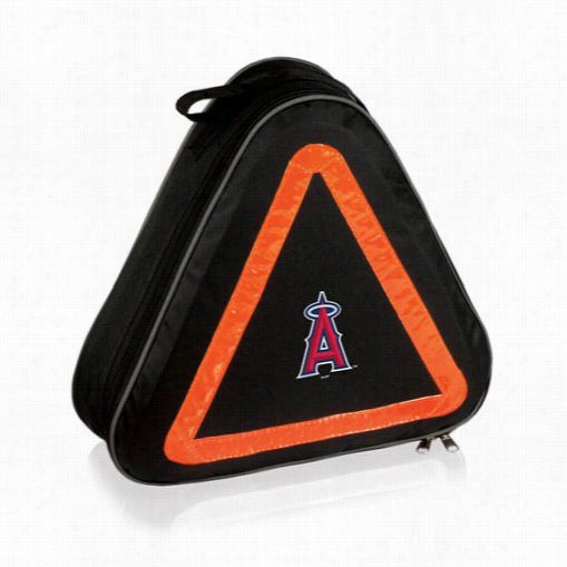 Picn Ic Time 699-00-17 9-144-3 Roadside Emergency Kit In Black With Los Angeles Angels Digital Print