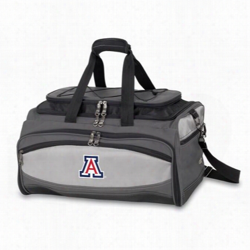 Picnic Time 750-00-175-014-0 Buccaneer University Of Arizona Wildcats Digital Prnt Cooler And Bbarbecue Set In Black