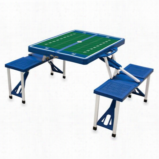 Picnic Iime 811-00-139-725-0 Univerity Of Richmond Spiders Digital Print Picnic Sport Table In Blue