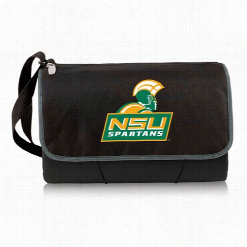 Picnc Time 820-0000-175-974-0 Blanket Tote In Black With Norfolk State University Digital Print