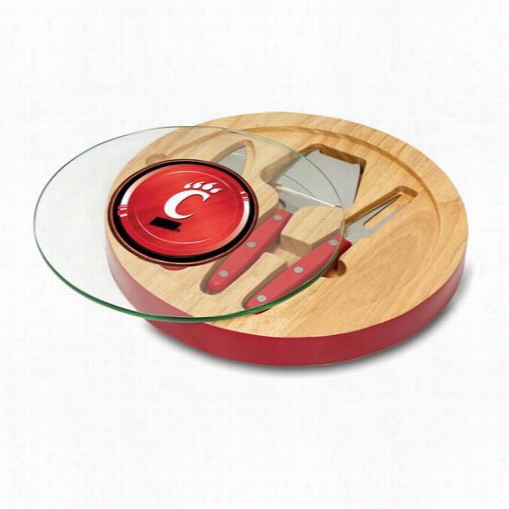 Picnci Time 829-00 Ventana University Of Cincinnati Barcats Digital Print Cheese Board