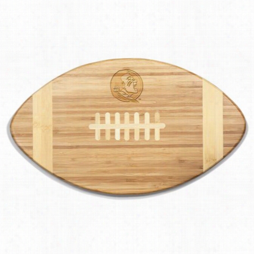 Picnic Time 896-00-505-173-0 Touchdown Fporida State Seminoles Engraved Cutting Board In Natural