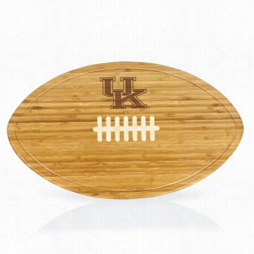 Picnic Time 9 08-00-505-263-0 University Fo Kentucky Wildcats Kickoff Engraved Cutting Food In Natural Wood