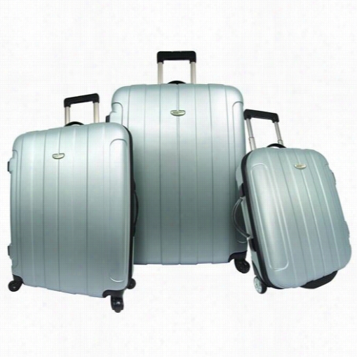 Traveler's Choice Tc3900 Rome 3 Pieces Hard-shell Spinning/rolling Baggage Seet