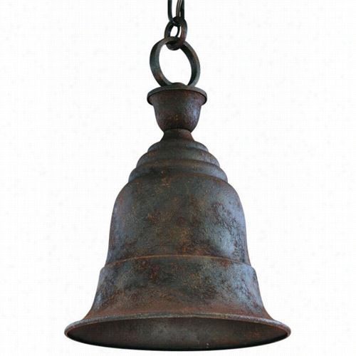 Troy Lighting Ff2367cr  Liberty 14-1/2q&uot;"h 1 Light Fliorescent Outdior Pendant In Cebntinnial Rust