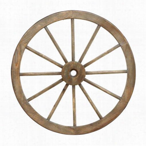 Woods Imports 52289 Metal Wagon Wheel With Long Lasting Construction