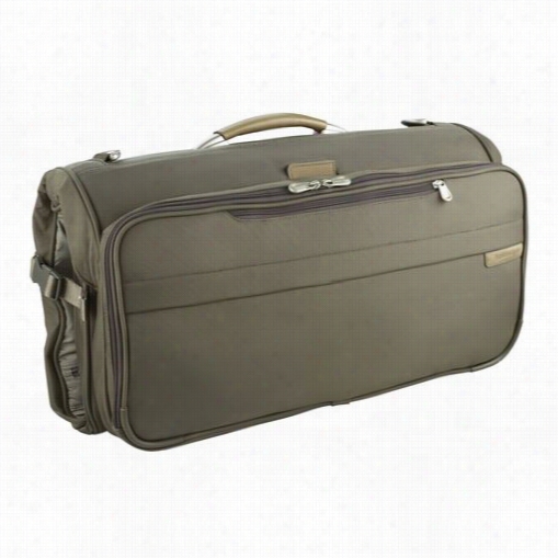 Briggs & R Ily 375o L Base Line Compact Garment Bag In Olive