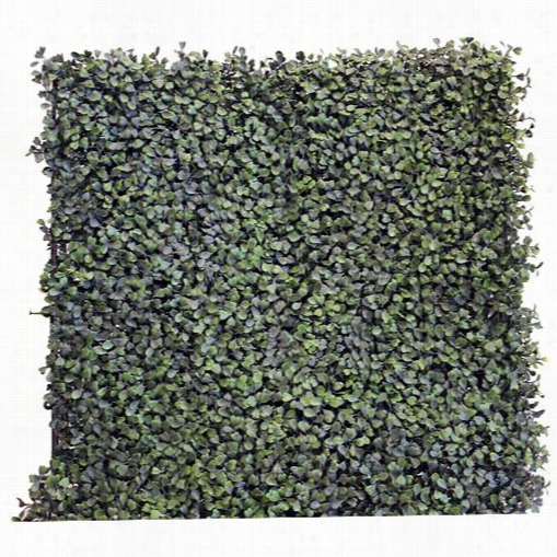 Greensmart Decor Mz-8050 Ar Tificial Ficus Panels In Green - Set Of 4