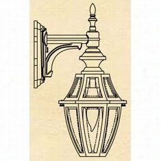 Hanove Rlanetrn B13212 Small Augusta 1 Light Outdoo Rwall Light