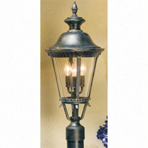 Hanover Lantern B53230 Small Stockhol M 25w Per Socket 3 Light Outdoor Post Lamp