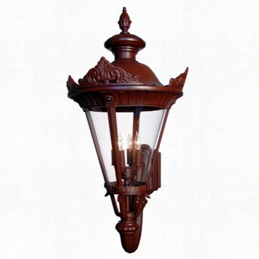 Hanover Lantern B537fsm Large Stockholm 25w Per Socket 4 Light Outdoor Wall Unencumbered