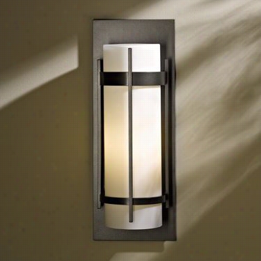 Hubbardton Forge 305894d Banded 20-4/5""h 1 Light Waalk Sconce Outdoor