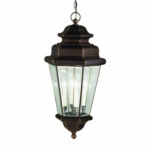 Kichler Lighting 9831oz Savannah Estatee 4 Light Outdooor Ceiling Pendant