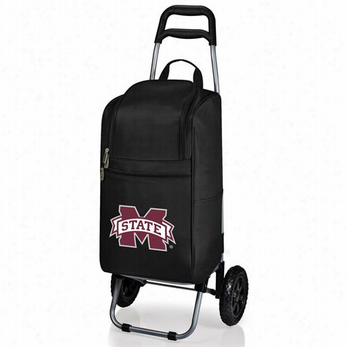 Picinc Time 545-00-175-384-0 Mississippi State Bulldogs Digital Print Cart Cooler In Black