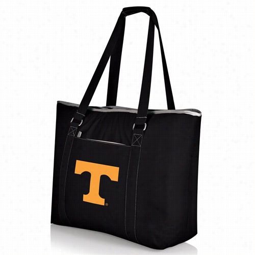 Picnic Time 598-00- 175-554-0 Tahoe U Ov Tennessee Volunte Errs Digital Newspaper Beach Bag In Black