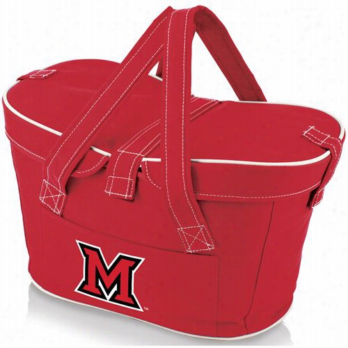 Picnic Timd 599-00 Mercado Miami University (ohio) Redhawks Digital Print Basket