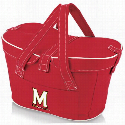 Picnic Time 599-00 Mercado Niversity Of Maryland Terrapins/terps Digital Print Basket