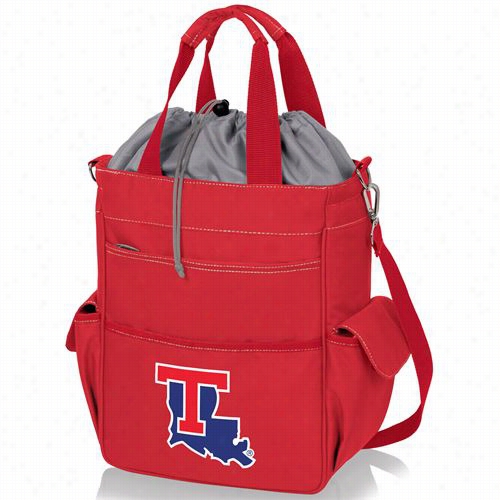 P1cnic Time 6 14-00 Activo Louisiana Tech Bulldogs Digital Print Waterproof Tote