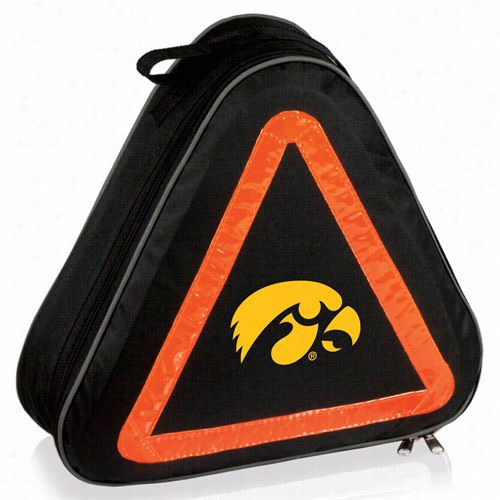 Picnic Time 699-00-179-224-0 University Of Iowa Haw Keyes Diigital Print Roadside Emergency Kid In Black