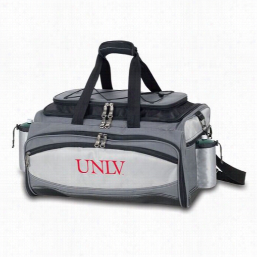 Picnic Time 770-00-75-272-0 Vulcan University Of Nevada Lv Rebels Embroidered Basket In Black