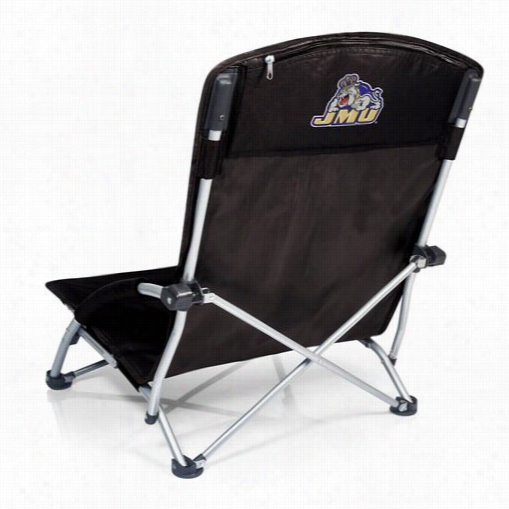 Picnic Time 72-00-175-814-0 Tranquilith James M Adison Niversity Dukes Digital Print Chair In Blavk