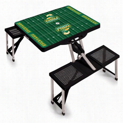 Picnic Time 811-00-175-975-0 Picnic Table Sport In Black With Norfolk Rank University Digital Print