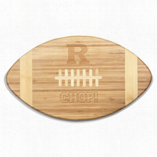 Picnic Time 896-00-505-083-1 Touchdown Rutgers University Scarlet Knights Engraved Cuutting Board In Natural