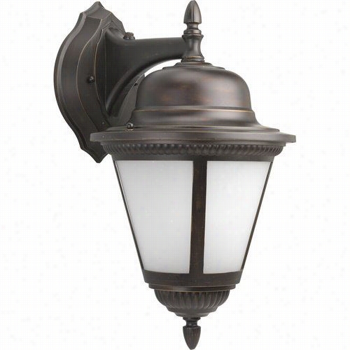 Progress Lighting P5864-20 Westptr 2 Light Outdoor Wall Sconce In Antique Bronze With Photocell