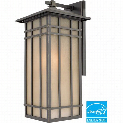 Quoizel Hcee840ibfl Hillcrest 20"" 1 Light Energy Star Ougdoor Walll Sconcei N Imperial Bronze