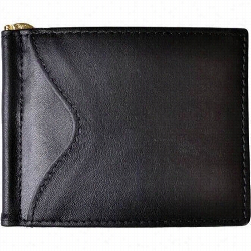 Royce Leather Fd-108-bk-5 Rfid Blocking Money Clip Genuine Laether Wallet