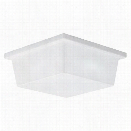 Sea Gull Lighting 7916ble-68 2 Light Fluoresceent  Ceiling / Wall Mount In Acrylic White Plastic