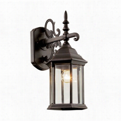 Trans Globe Lightign 4353-wh Alicante 14"&quoy; 1 Light Outdoor Wall Bracket In Wihte