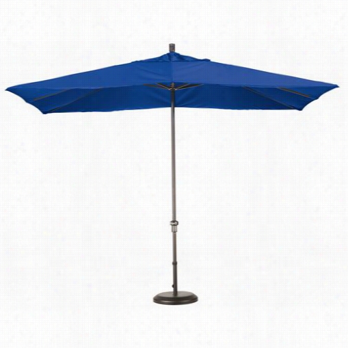 Californai Umbrella Gs1188s117 11'x8' Rectangular Aluminum Market Umbrella