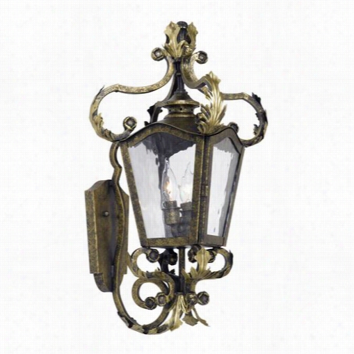 Elk Lighting 5780-cb French Quarter 2 Ligh T Outdoor Wall Sconce In Castle Bronze