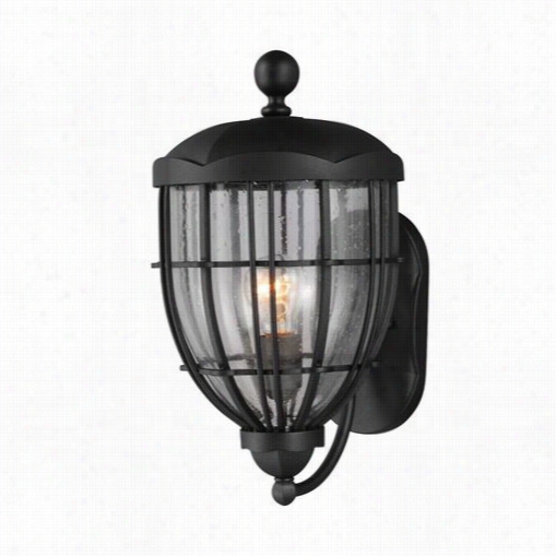 Feiss Ol9802txb River North 16-1/2""h 1 Light Exterior Wall Sconce In Tex Tured Black