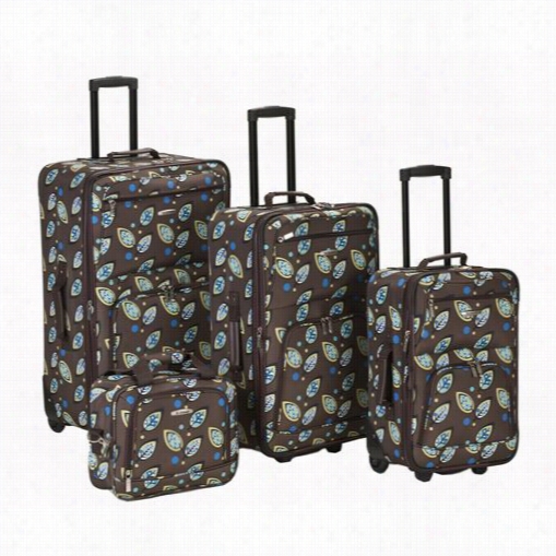 Fox Luggage F108 4 Piece Leaf Luggage Set