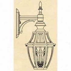 Hanover Alnetrn B13412 Medium Augusta 25w Per Socket 3 Light Outdoo Rwall Light